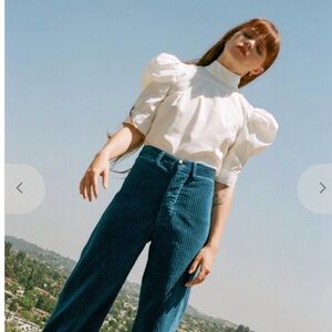 Maryam Nassir Zadeh White Frau Top